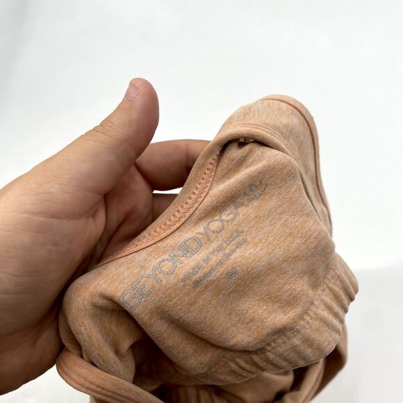 Beyond Yoga tan orange crop top - Picture 4 of 4